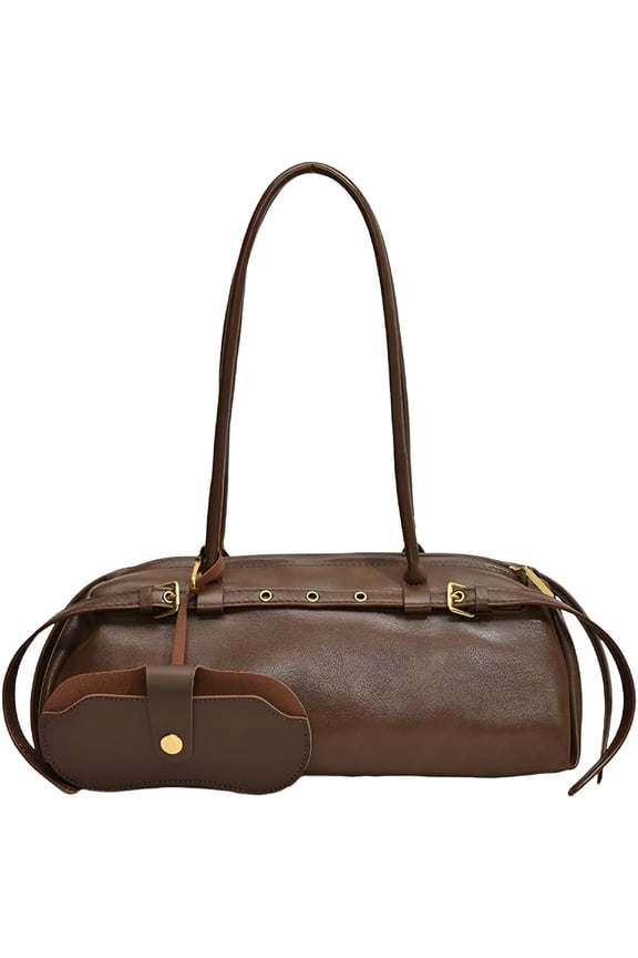 2026 New Shoulder Bags for Women Pu Leather Tote Bag Casual Bowling Bag Purse Retro Underarm Bag for Daily Use, Shopping, Work, Casual Outings, Travel, Weekend Trips