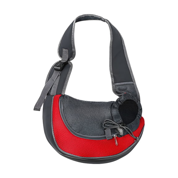 GASTROPOD 2026 New Small Pet Dog Cat Sling Carrier, Breathable Mesh Travelling Pet Hands-Free Sling Bag Adjustable Padded Strap Front Pouch Single Shoulder Bag for Dogs Cats