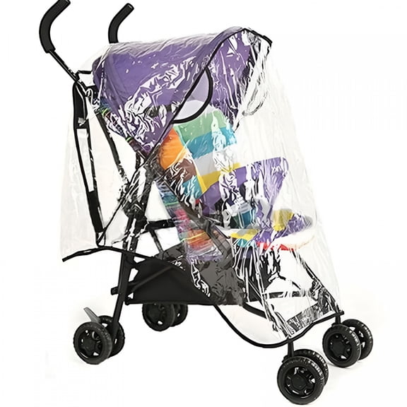 GASTROPOD 2026 New Sofa Protective Cover,Universal Baby Stroller Dustproof and Windproof Transparent Cover,Baby Stroller Rain Cover,Windproof Umbrella Car Rain Cover,Eva Friendly Rain Cover