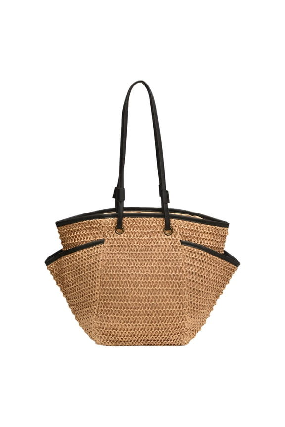 2026 New Straw Beach Bag Large Packable Summer Raffia Tote Bag Straw Purses and Handbags for Women for Beach,Vacation,Shopping,Travel,Tote Bags