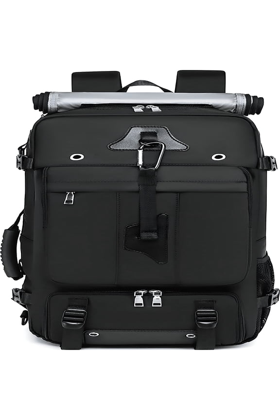 2026 New Travel Backpack 50L Unisex Extra Large Laptop Backpack for Hiking, Climbing and Business Trips for Travel, Camping, School, Commuting, Outdoor, Waterproof, Black