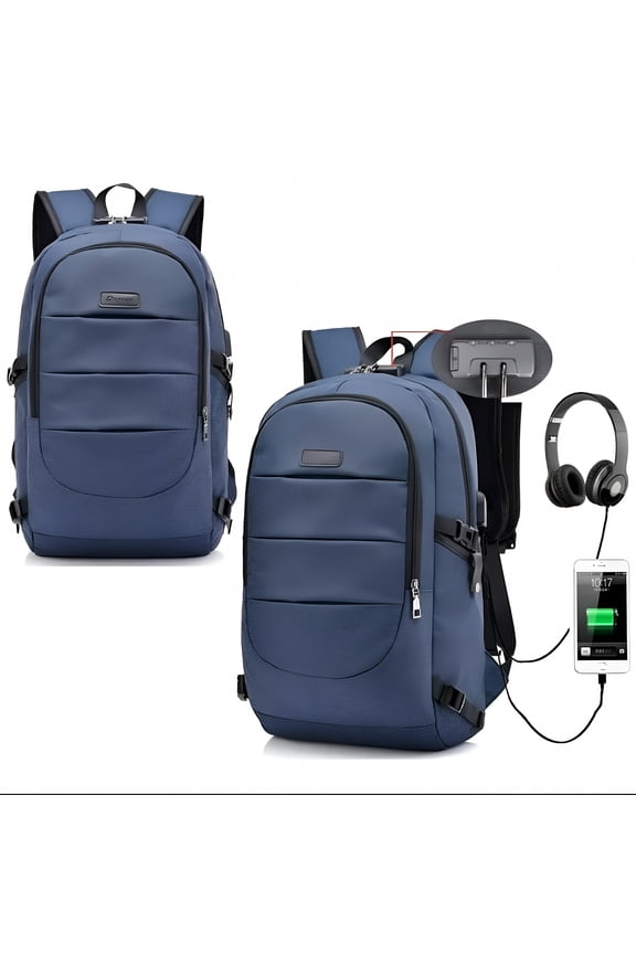 2026 New Travel Laptop Backpack Waterproof Anti Theft Backpack with Lock and Usb Charging Port Large 17-17.3 Inch Computer Business Backpack for Work, School, Business, Travel, Commuting
