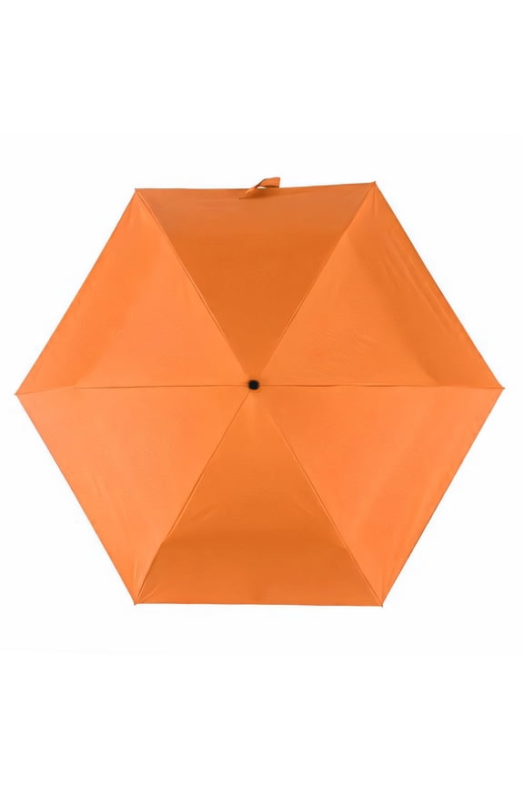 2026 New Umbrellas for Rain Lightweight Compact Umbrella Aluminum Frame Travel Umbrella 87X49Cm,Orange for Rainy Days, Travel, Outdoor Use, Compact Storage, Protecting From Wind and Rain