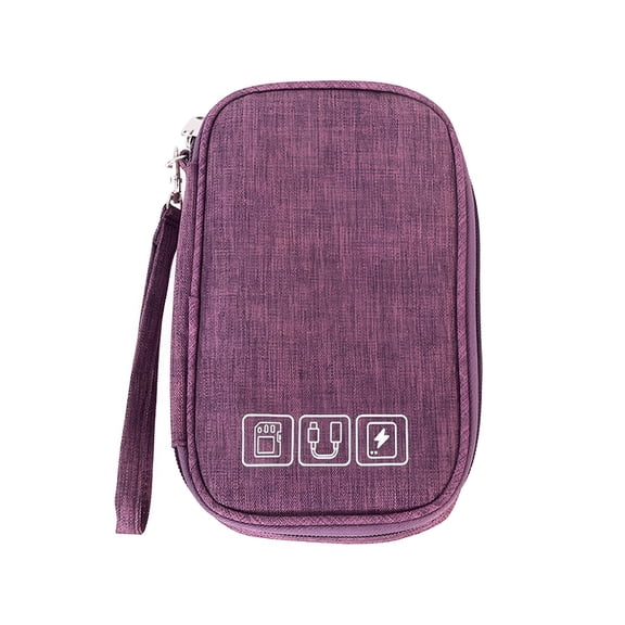 GASTROPOD 2026 New Waterproof Cable Organizer Bag Undeformable Polyester Tech Cord Storage Pouch Electronics Accessories,For Cable Storage,Travel,Organization,Tech Accessories,Home Office Use.