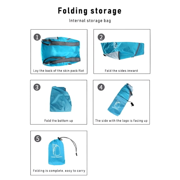GASTROPOD 2026 New Waterproof Dry Bag, Compact Floating Backpack, Roll Top Dry Sack with Storage Bag, Beach, Rafting, Boating, Hiking, Camping and Fishing