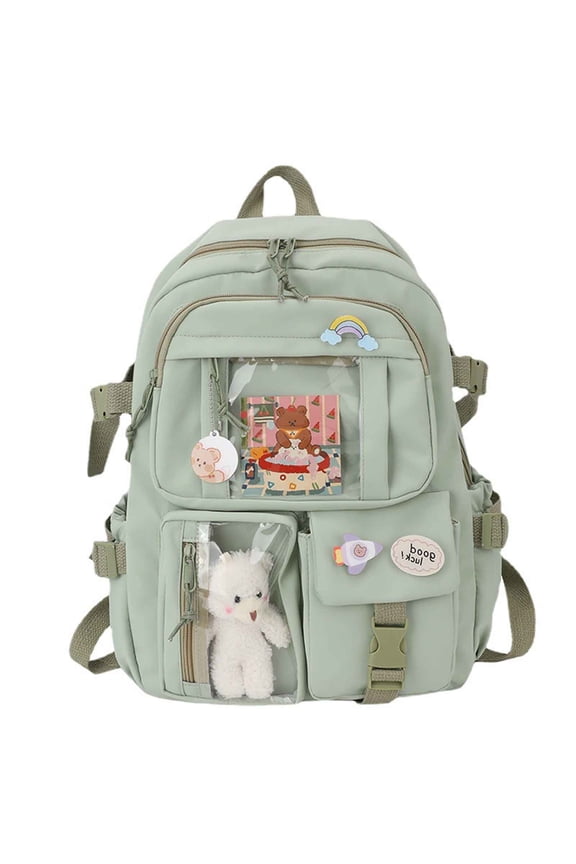 2026 New Women Backpack,Chic Clear Backpack for Quick Visibility,Waterproof Backpack for Every Day,Versatile Travel Backpack for Women and Men