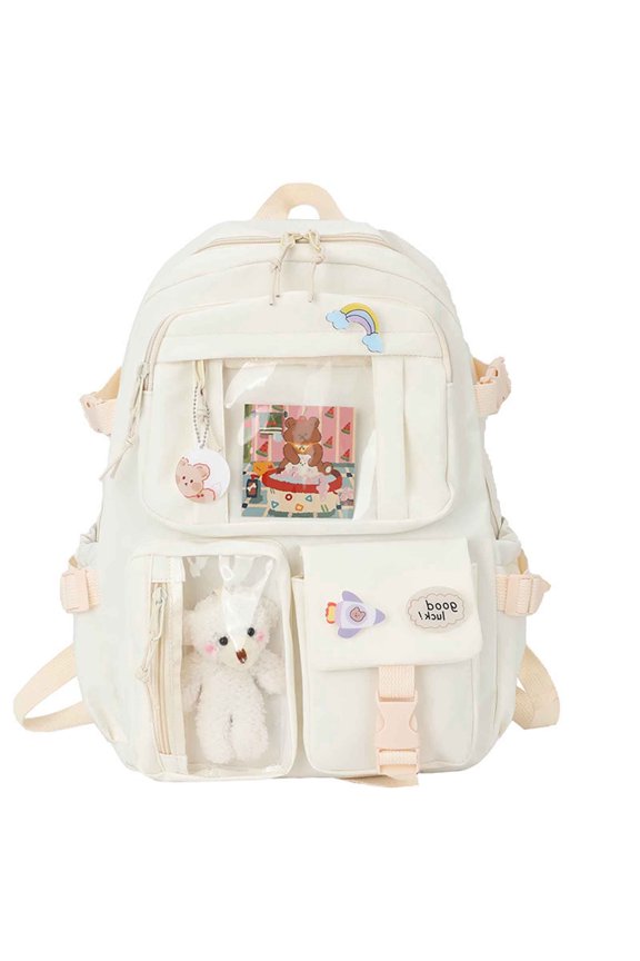 2026 New Women Backpack,Ergonomic Design Clear Backpack,Comfortable Fit Waterproof Backpack,Shoulder Support Travel Backpack for Women Men,