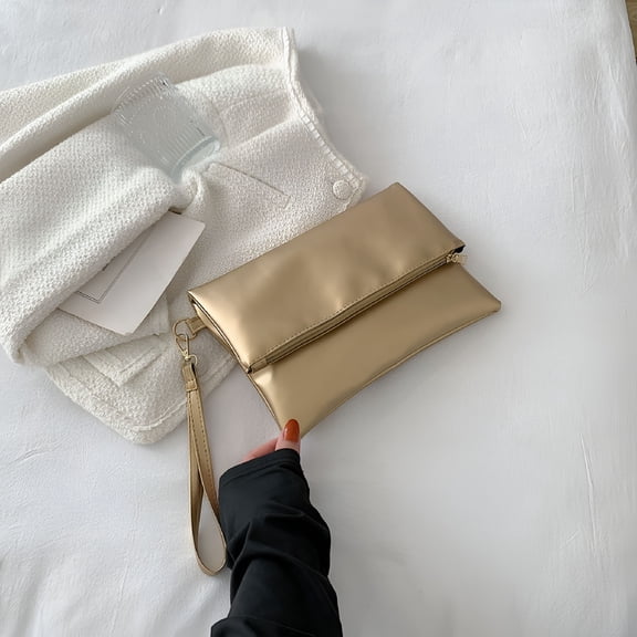GASTROPOD 2026 New Women Envelope Clutch Bag Leather Handbag Purse Card Bag (Gold),For Evening Events,Parties,Formal Occasions,Night Out,Accessories.