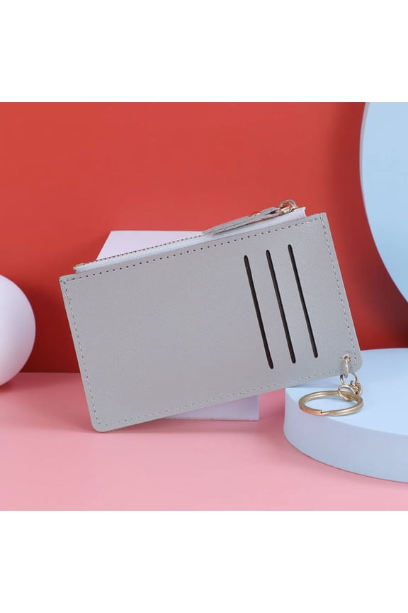 2026 New Womens Keychain Wallet Slim Front Pocket Minimalist Rfid Blocking Credit Card Coin Change Holder Purse Wallet for Travel, Shopping, Daily Use, Casual Outings