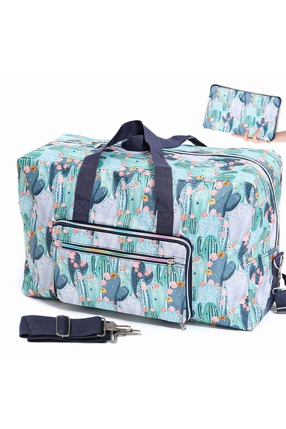 22" Overnight Carry on Weekender Bag for Women Girls Foldable Travel Duffle Bag Travel Bag for Women