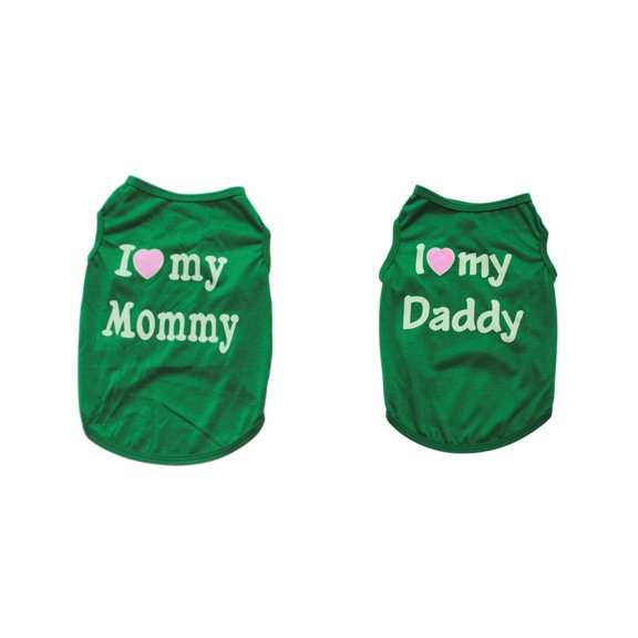 GASTROPOD 2Pcs Dog Clothes,Vest Design Dog Jacket,Simple Classic Dog Accessories,Yellow,S