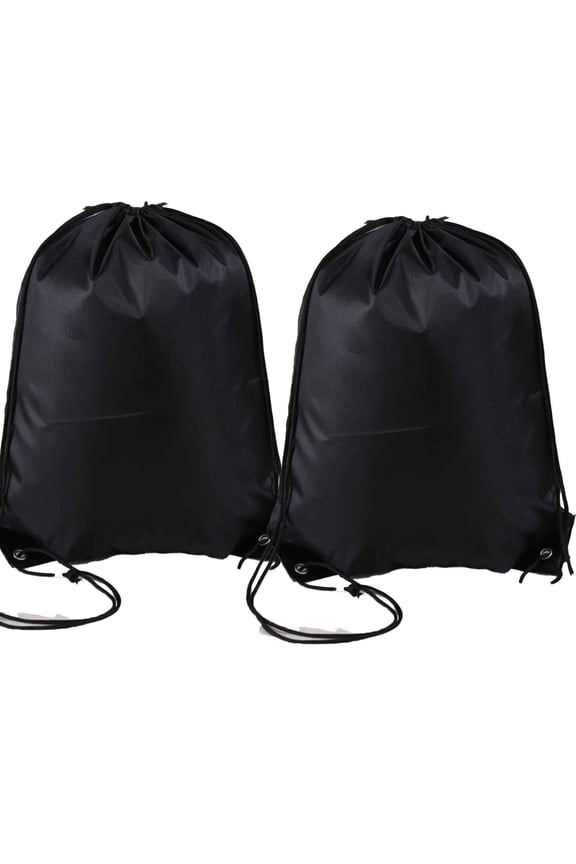 2PCS Drawstring Backpack, Gym String Backpack For Men Women, Sport Beach Bookbag For All, Lightweight Casual Daypack