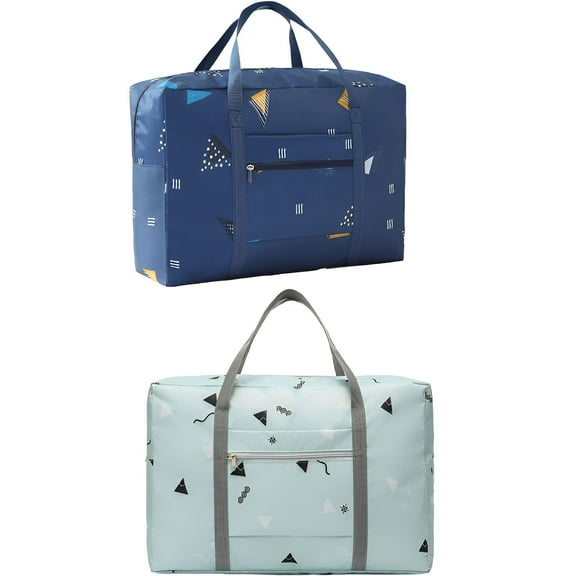 GASTROPOD 2Pcs Duffle Bag,Large Capacity Duffle Bag for Travel,Convenient Folding Overnight Bag,Colormixing1