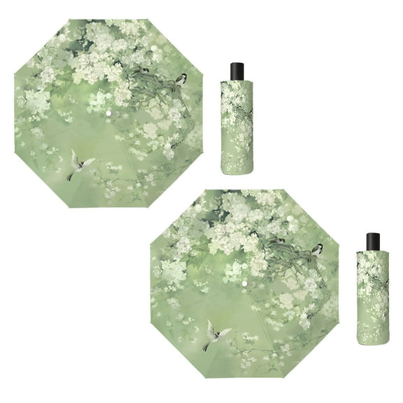 GASTROPOD 2Pcs Umbrellas for Rain,Refreshing Color Palette Small Umbrella,Perfect Balance of Style Travel Umbrella,Style2