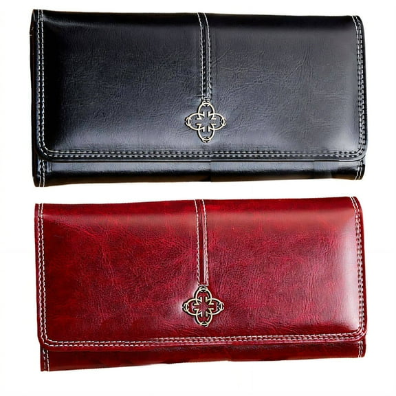 GASTROPOD 2Pcs Wallet Women,High-Capacity Design Card Holder Wallet,Keeps Essentials Organized Ladies Wallet,Color Mixxing1