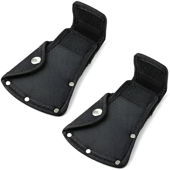 GASTROPOD 2pcs Axe Head Cover,Hatchet Sheath Axe Holster Double Snap Protective Cover for Outdoor Hiking
