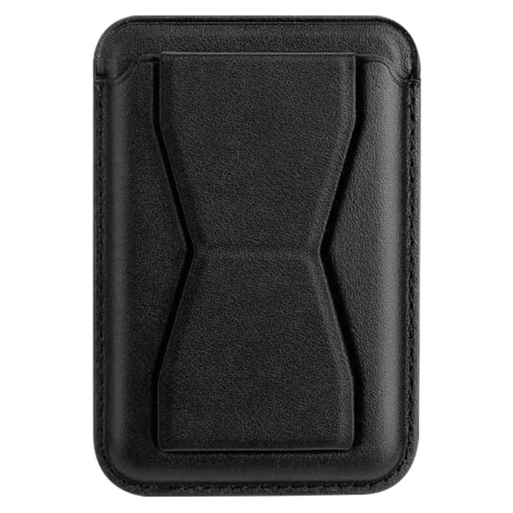 GASTROPOD 3-In-1 Phone Wallet with Adhesive Card Holder, Stand, and Grip (Black) Card Case