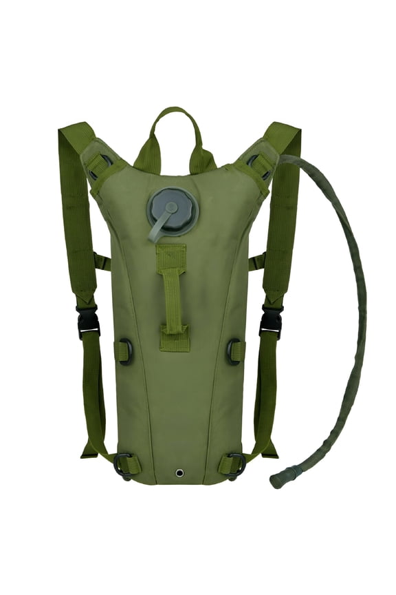 3L Water Bladder Bag Green Hydration Backpack Pack Hiking Camping Cycling Outdoor