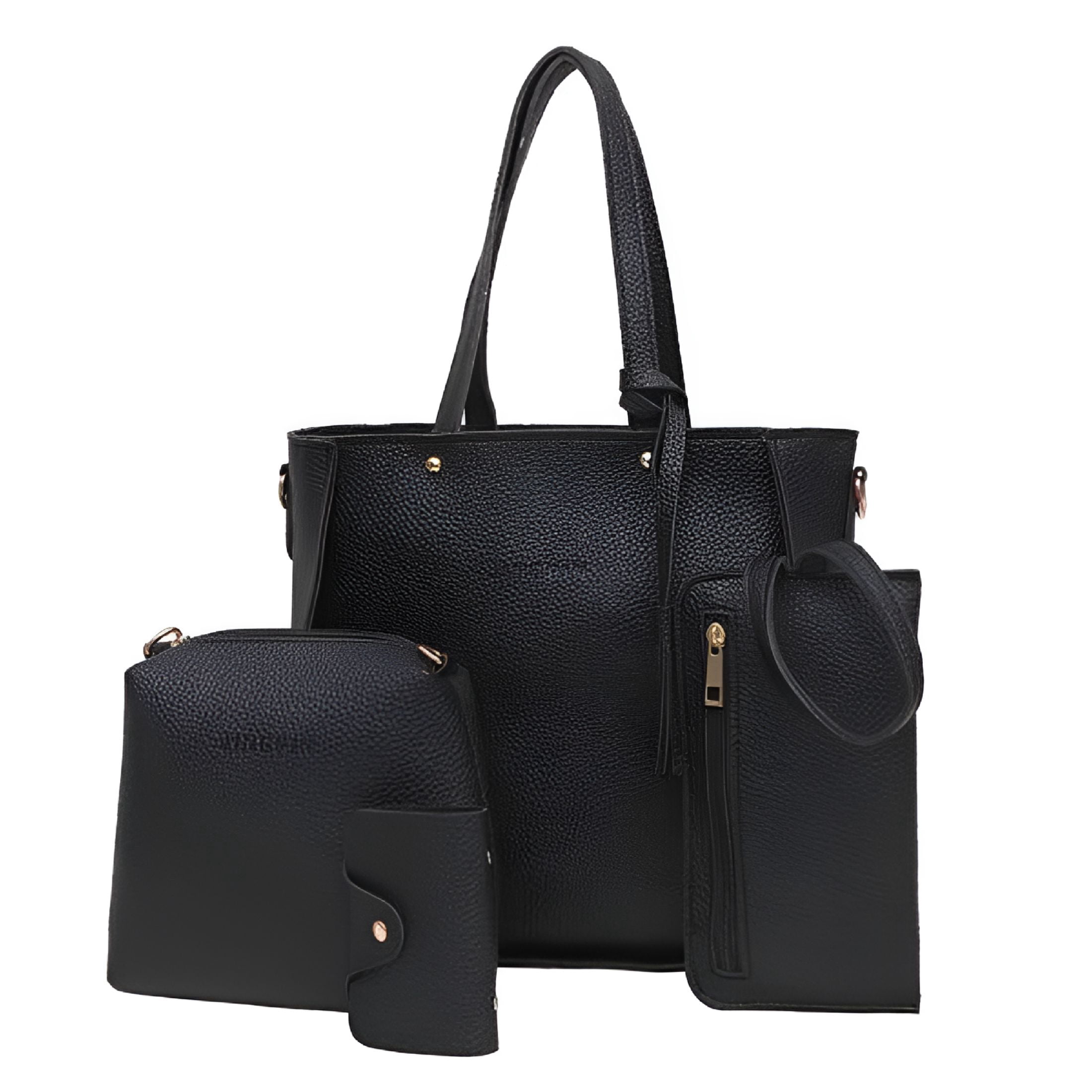Purse Box Set GASTROPOD 4 Pcs Handbag and Purse Set for Women Pu Leather Shoulder ...