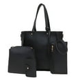 thumbnail image 1 of GASTROPOD 4 Pcs Handbag and Purse Set for Women Pu Leather Shoulder Crossbody Tote Bucket Bag Pouch Wallet Card Holder Set Gift for Mother Girlfriend Purse and Wallet Set for Women, 1 of 7