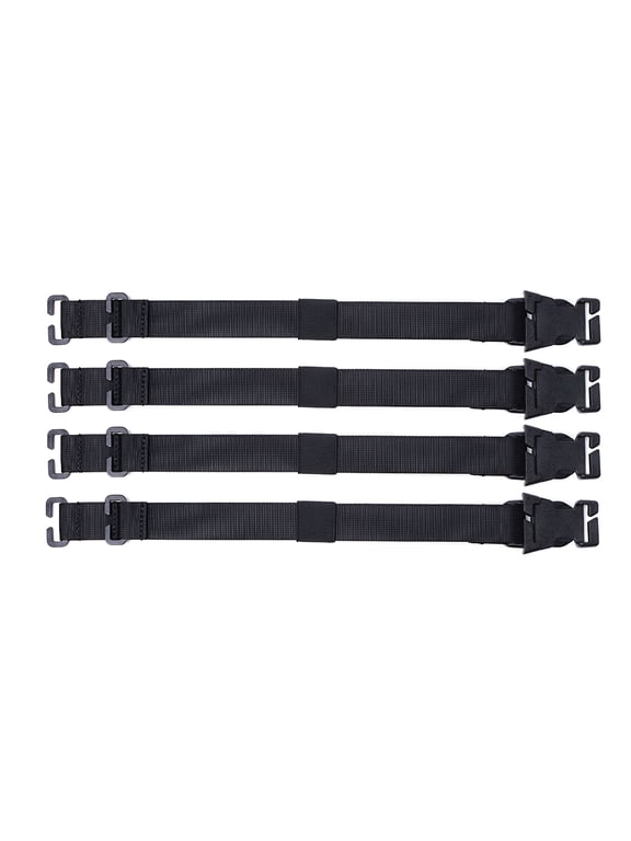 4 Pcs Molle Webbing Straps With Buckle Tactical Gear Clip Strap Easy to Use
