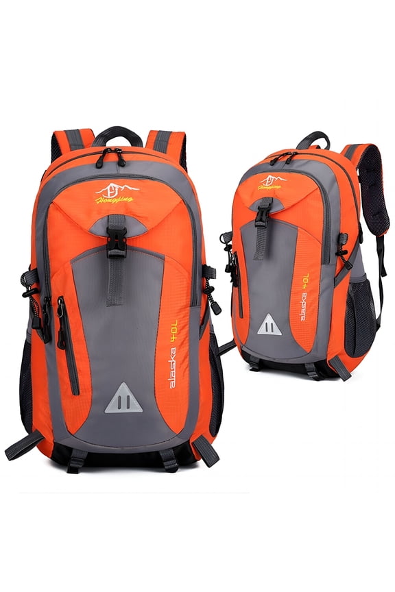 40L Waterproof Travel Backpack Rucksack Camping Laptop Hiking School Book Bag Hiking Backpack Orange