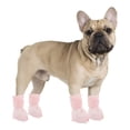 thumbnail image 1 of GASTROPOD 4Pcs Cute Dog Rain Shoes for Small And Medium Puppy, Adjustable Rubber Cartoon Dog Boots, Waterproof, Anti-, Dirt-Resistant Paw Protection Pink-M, 1 of 7