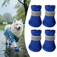 thumbnail image 1 of GASTROPOD 4Pcs Dog Booties,Breathable and Non-Slip Dog Paw Protector,Dog Shoes Small Size Dogs for Hardwood Floors Hiking Running,Blue, 1 of 7