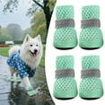thumbnail image 1 of GASTROPOD 4Pcs Dog Booties,Teddy Pomeranian Breathable Dog Booties and Paw Protectors,Lightweight Shoe Dog Booties and Paw Protectors,Green, 1 of 7