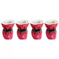 thumbnail image 1 of GASTROPOD 4Pcs Dog Shoes Adjustable Fit Dog Socks Anti-Slip Sole Dog Boots & Paw Protectors 3.5x2.5cm,Pink, 1 of 4