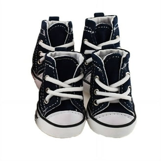 4PCS Dog Puppy Shoes PU Waterproof Pet Rain Boots Anti-Slip