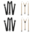 thumbnail image 1 of GASTROPOD 4Pcs Suspenders for Men Adjustable Elastic Suspenders for Men Heavy Duty Outdoor Hiking Skiing Men's Suspenders 0.98x35.43in,Multicolor2, 1 of 2