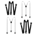thumbnail image 1 of GASTROPOD 4Pcs Suspenders for Men Hiking Suspenders for Men Heavy Duty Adjustable Elastic Suspenders Men's Suspenders 0.98x35.43in,Multicolor7, 1 of 2