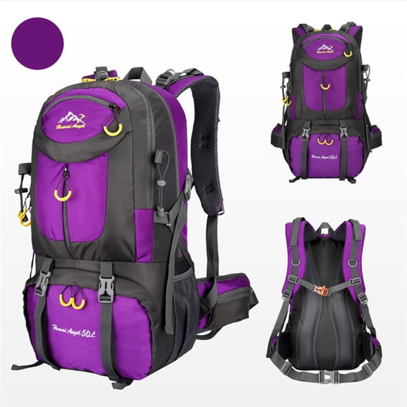 GASTROPOD 50L Hiking Backpack, Waterproof Camping Backpack, 45+5 Liter Backpacking Bag with Rain Cover, Lightweight Trekking Rucksack for Men Women, Outdoor Travel Climbing Mountaineering Gear