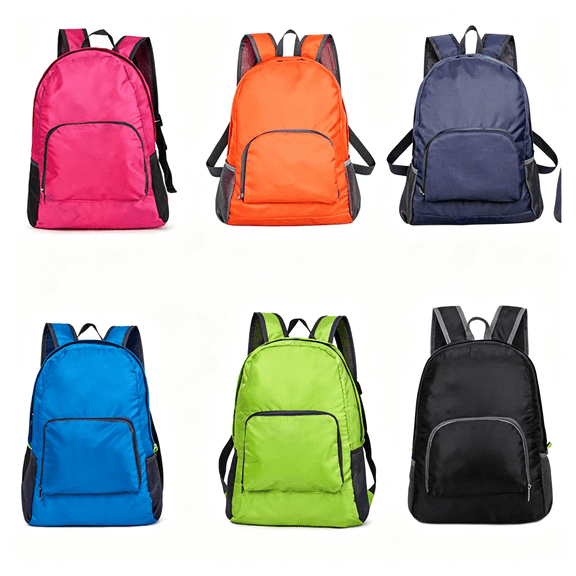 GASTROPOD 6 Pack Backpacks in Bulk,17 Inches Basic Back Pack for Adult,Bulk Backpacks for Homeless Supplies Wholesale Backpack Lightweight Outdoor Travel Book Bags (6 Color)