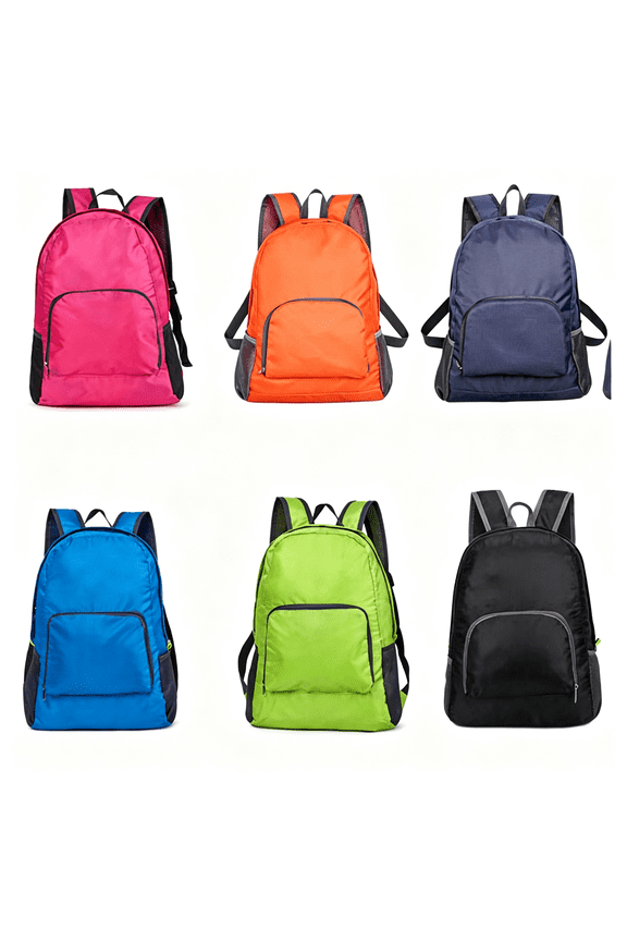 6 Pack Backpacks in Bulk,17 Inches Basic Back Pack for Adult,Bulk Backpacks for Homeless Supplies Wholesale Backpack Lightweight Outdoor Travel Book Bags (6 Color)