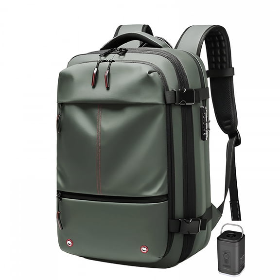 GASTROPOD 60L Backpack Waterproof Anti-Theft Air Vacuum Compression Travel Backpack with Electric Pump for Travelers