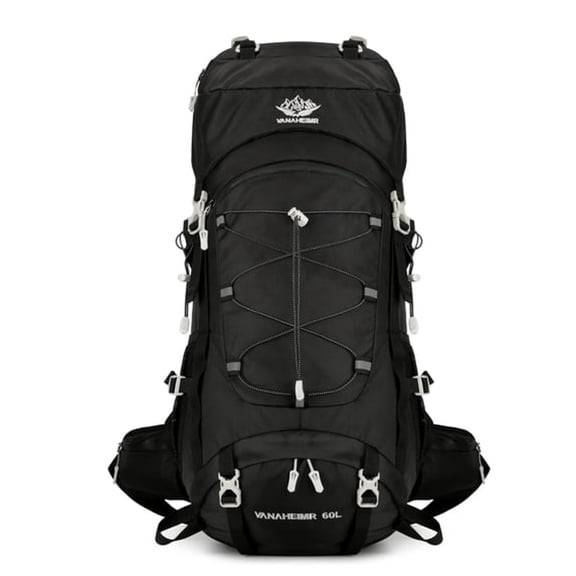 GASTROPOD 60L Travel Hiking Camping Backpack with Rain Cover,Backpack Water Resistant,Climbing Backpack for Men Women