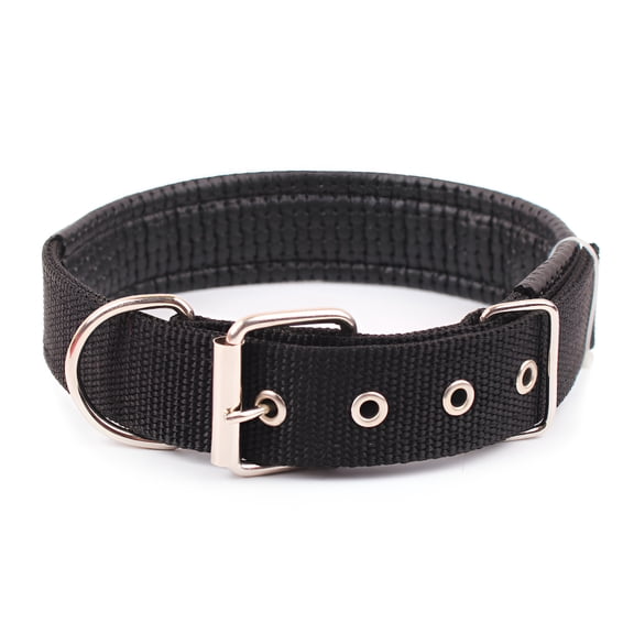 GASTROPOD Adjustable Dog Collar,Heavy Duty Breathable Nylon Wide Dog Collars with Metal Buckle D Ring for Large Medium Small Dogs