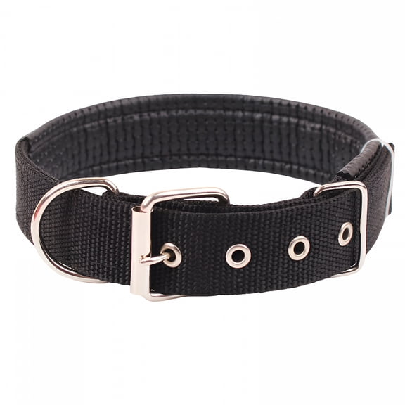 GASTROPOD Adjustable Dog Collar,Heavy Duty Breathable Nylon Wide Dog Collars with Metal Buckle D Ring for Large Medium Small Dogs