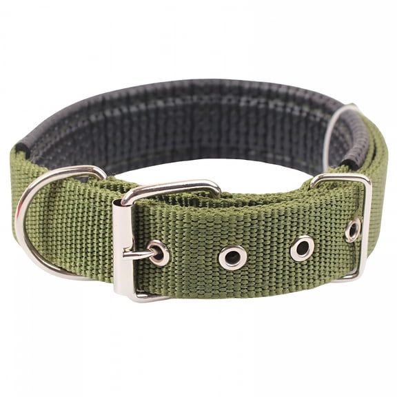 GASTROPOD Adjustable Dog Collar,Heavy Duty Breathable Nylon Wide Dog Collars with Metal Buckle D Ring for Large Medium Small Dogs