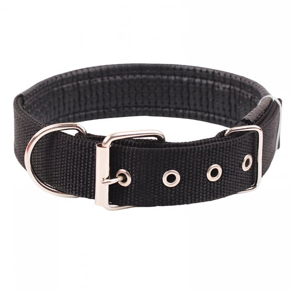 GASTROPOD Adjustable Dog Collar,Heavy Duty Breathable Nylon Wide Dog Collars with Metal Buckle D Ring for Large Medium Small Dogs