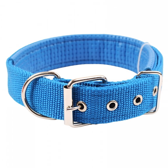 GASTROPOD Adjustable Dog Collar,Heavy Duty Breathable Nylon Wide Dog Collars with Metal Buckle D Ring for Large Medium Small Dogs