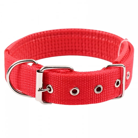 GASTROPOD Adjustable Dog Collar,Heavy Duty Breathable Nylon Wide Dog Collars with Metal Buckle D Ring for Large Medium Small Dogs