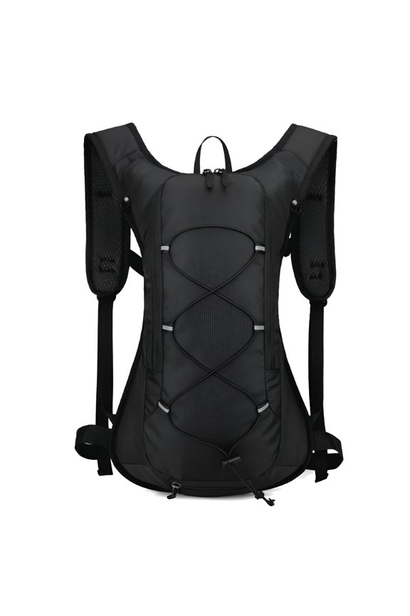Adjustable Shoulder Straps Backpack - Light Water Pack for Running, Hiking, Biking, Festivals, Raves