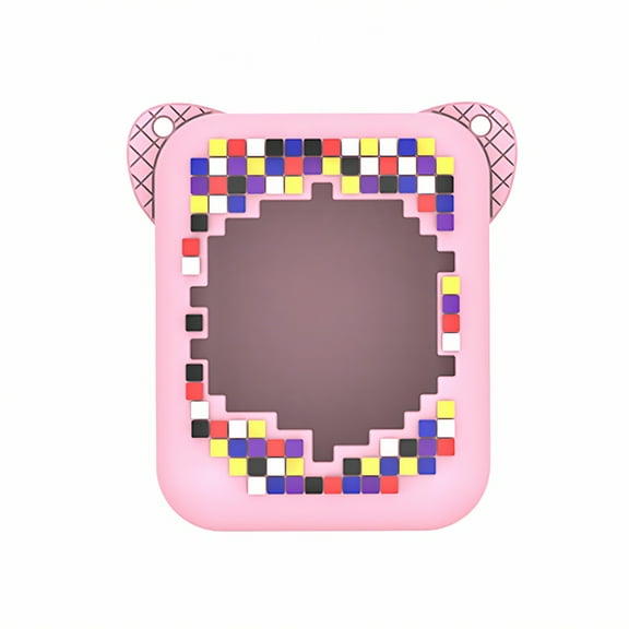 GASTROPOD Adult'S Protective Electronic Carrying Case,Drop Protection Carrying Case for Bitzee Digital Pet,Practical Silicone Protective Case for Bitzee,Pink