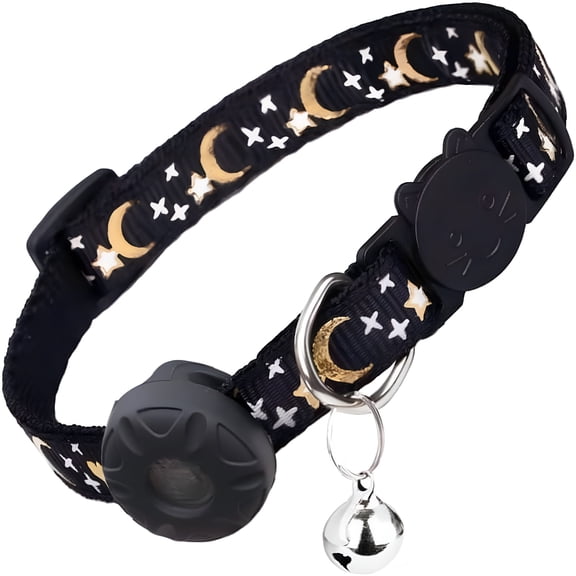 GASTROPOD Airtag Cat Collar Breakaway, Safety Kitten Collar with Airtag Holder, Cute GPS Cat Collar with Bell, Lightweight Tracker Cat Collars for Girl Boy Cats, Kittens and Puppies