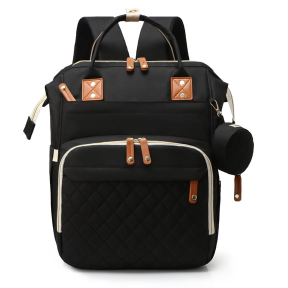 GASTROPOD Backpack Diaper Bag with Detachable Strap, Large Capacity Baby Tote with 18 Pockets, Waterproof Travel Nappy Sack for Hands-Free Outdoor Trips