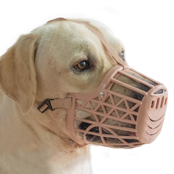 GASTROPOD Basket Dog Muzzle for Large Medium Small Dogs,Cage Muzzles to Prevent Biting Chewing Licking Scavenging,Mouth Cover with Adjustable Strap for Vet Visits,Grooming,Walking