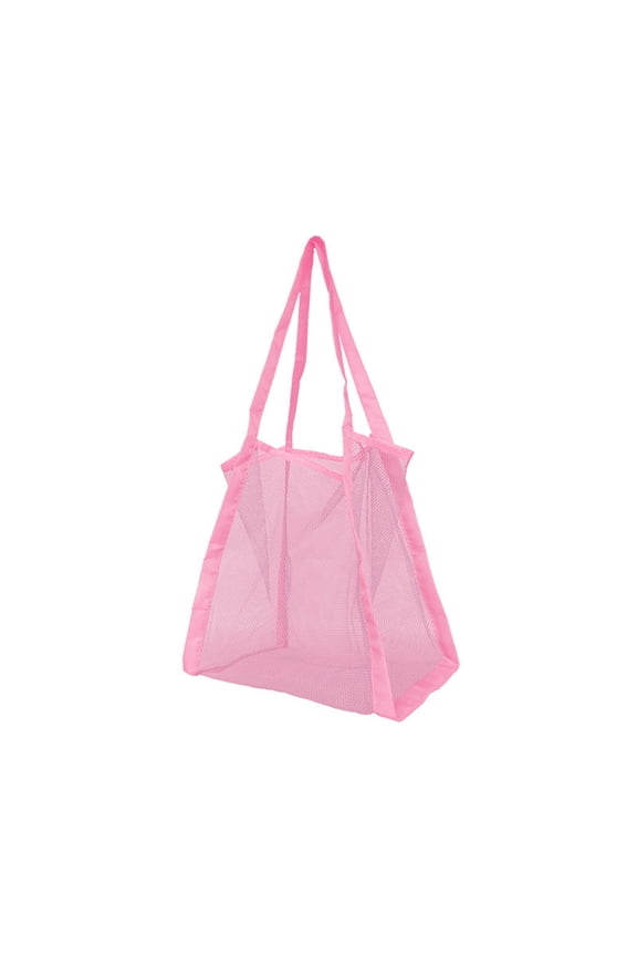 Beach Mesh Tote Bag Nylon Foldable Storage Organizer for Travel Gym Pool Boating Sand and Water Escape Large Capacity Portable Boat Tote